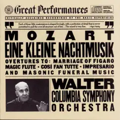 Mozart: Eine Kleine Nachtmusik; Opera Overtures; Masonic Funeral Music by Bruno Walter & Columbia Symphony Orchestra album reviews, ratings, credits
