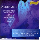 Albinoni: Double Oboe Concertos and Concertos for Strings, Vol. 1 artwork