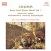 Stream & download Brahms: Four-Hand Piano Music, Vol. 3