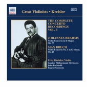 Fritz Kreisler: Bruch & Brahms: Violin Concertos (1925, 1936) [Great Violinists] artwork