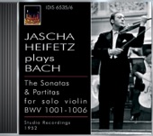 Bach, J.S.: Violin Sonatas Nos 1-3 - Violin Partitas Nos. 1-3 (Heifetz) (1935, 1952) artwork