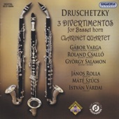 3 Divertimentos for Basset Horn (Hungaroton Classics) artwork