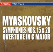 Myaskovsky: Symphonies Nos. 15 & 26 - Overture In G Major artwork