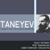 Taneyev: Concert Suite for Violin and Orchestra