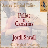 Canarios - Anonyme/Jordi Savall artwork