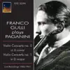 Franco Gulli Plays Paganini (1960, 1961) album lyrics, reviews, download