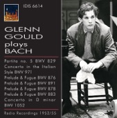 Glenn Gould Plays Bach (1952-1955) artwork