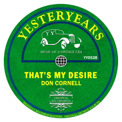 That's My Desire - Don Cornell
