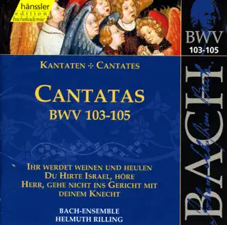 Bach, J.S.: Cantatas, Bwv 103-105 by Peter Schreier, Doris Soffel, Walter Heldwein, Stuttgart Gachinger Kantorei, Helmuth Rilling, Stuttgart Bach Collegium, Wolfgang Schone, Adalbert Kraus, Arleen Auger & Helen Watts album reviews, ratings, credits