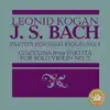 Bach: Pieces for Solo Violin album lyrics, reviews, download