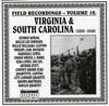 Field Recordings Vol. 12: Virginia & South Carolina (1936-1940) - Various Artists