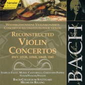 Bach, J.S.: Reconstructed Violin Concertos, Bwv 1052R, Bwv 1056R, Bwv 1064R, Bwv 1045 artwork