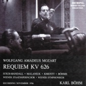 Wolfgang Amadeus Mozart : Requiem, KV 626 (Recording: November 1956) artwork