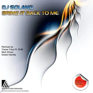 lataa albumi DJ Solano - Bring It Back To Me EP