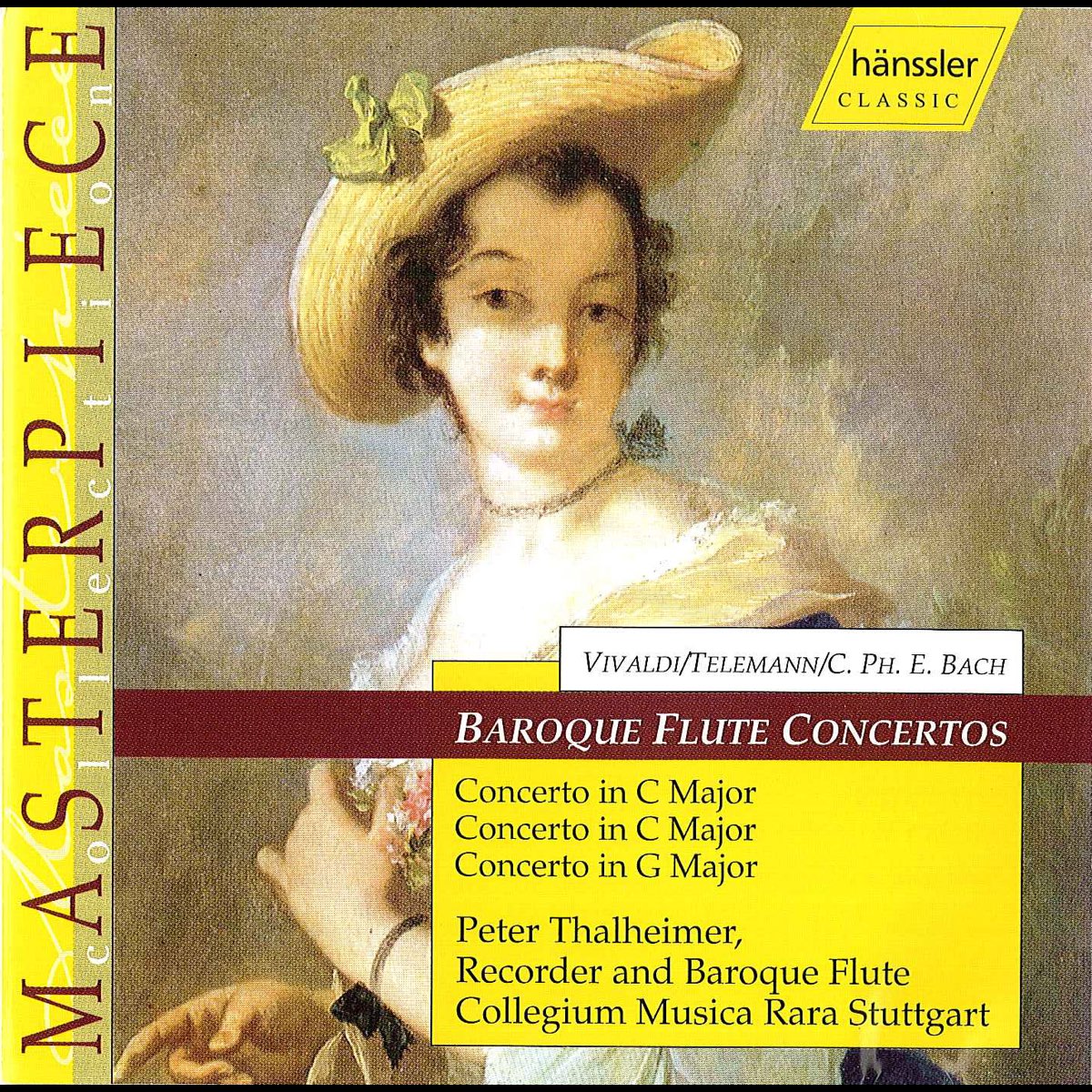 ‎Vivaldi - Telemann - Bach, C.P.E.: Baroque Flute Concertos de Peter ...