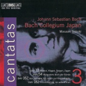 Bach, J.S.: Cantatas, Vol. 3 - Bwv 12, 54, 162, 182 artwork