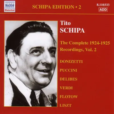 Tito Schipa: Complete 1924-1925 Recordings, Vol. 2 - Tito Schipa