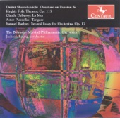 Shostakovich, D.: Overture On Russian and Kyrgyz Folk Themes - Debussy, C.: La Mer - Piazzolla, A.: Tangazo - Barber, S.: Second Essay artwork