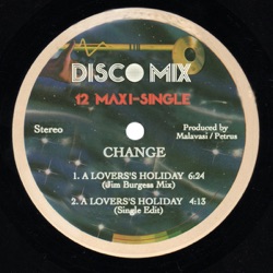 Change - A Lovers'S Holiday