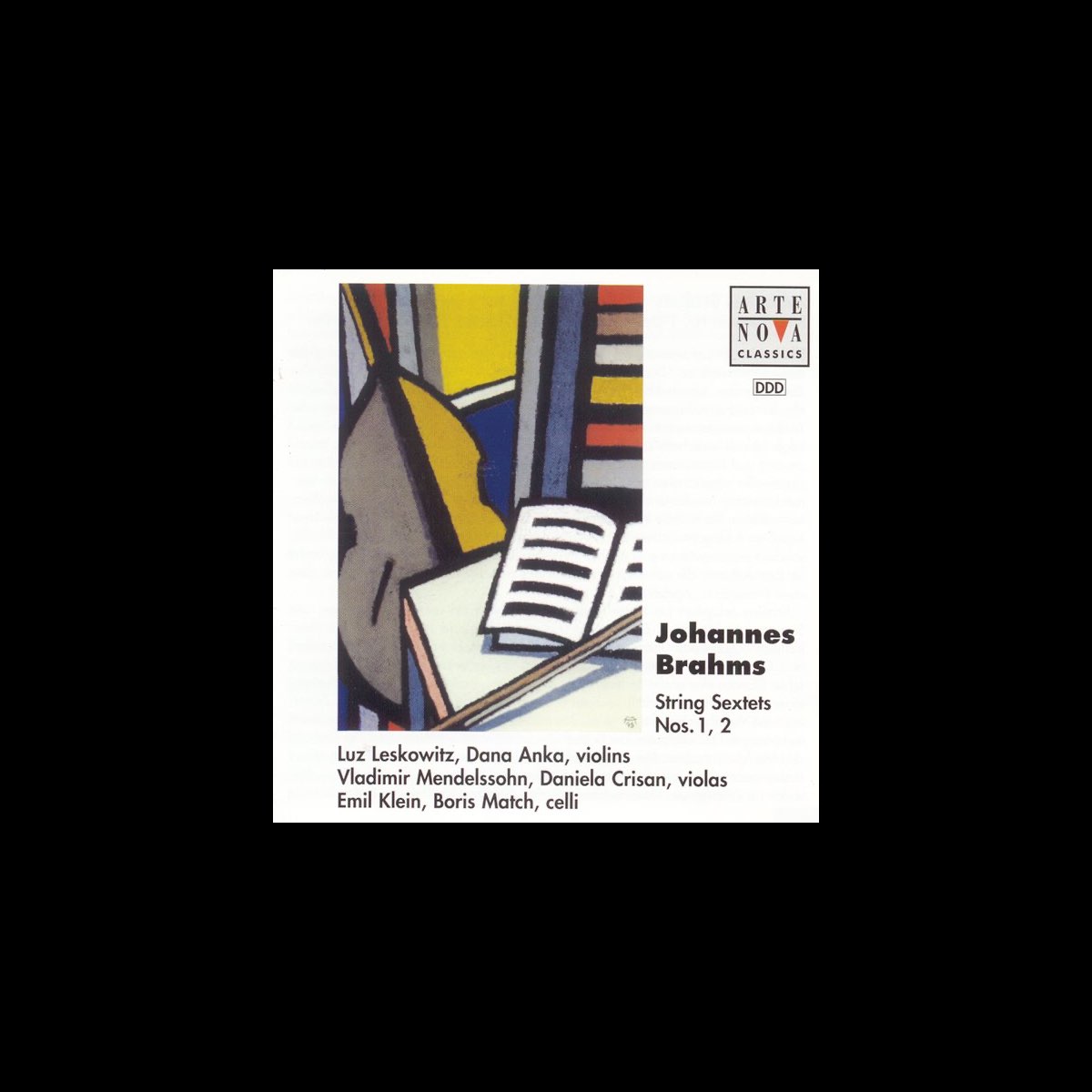 Brahms String Sextet No No By Luz Leskowitz Dana Anka Vladimir Mendelssohn Daniela