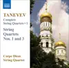 Stream & download Taneyev: Complete String Quartets, Vol. 1