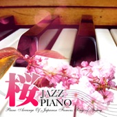 Sakura Jazz Piano flowing at Cafe artwork