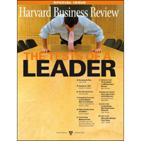 Harvard Business Review - Harvard Business Review: The Tests of a Leader artwork