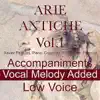 Stream & download 15 Arie antiche (Parisotti Edition), Vol. 1. Accompaniments With Melody Added, for Low Voice.