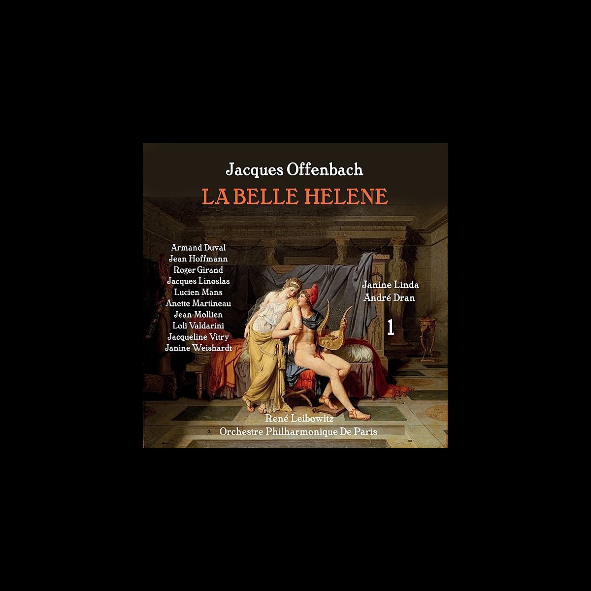 ‎offenbach La Belle Hélène Vol 1 1952 By Lucien Mans Janine Linda André Dran Armand 
