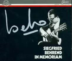 Siegfried Berend In Memoriam by Siegfried Behrend album reviews, ratings, credits