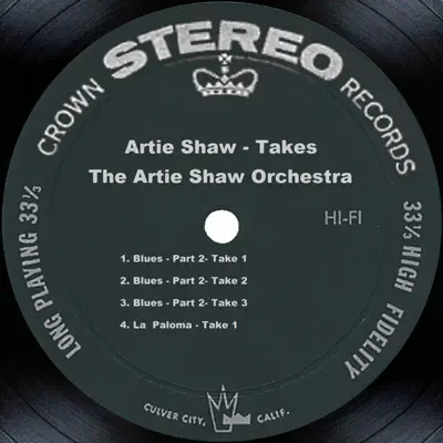 Takes, Vol. 2 - EP - Artie Shaw Takes, Vol. 2 - EP - Artie Shaw