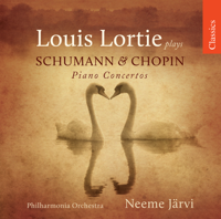 Neeme Järvi, Louis Lortie & Philharmonia Orchestra - Louie Lortie Plays Schuman & Chopin Piano Concertos artwork