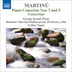  MARTINU/PIANO CONCERTOS NOS 3 & 5  cover art