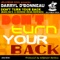 Don't Turn Your Back - Darryl D'Bonneau lyrics