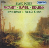 Piano Duets by Mozart, Ravel and Brahms artwork