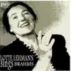 Stream & download Lotte Lehmann Sings Brahms