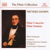 Mendelssohn: Flute Concerto in D Minor - Flute Sonatas artwork