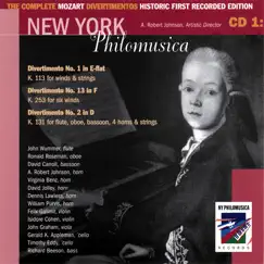 The Complete Mozart Divertimentos Historic First Recorded Edition CD 1 by New York Philomusica album reviews, ratings, credits