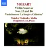 Mozart: Violin Sonatas nos. 15 & 16 album lyrics, reviews, download