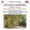 Stream & download Leshnoff: Violin Concerto, Distant Reflections & String Quartet No. 1