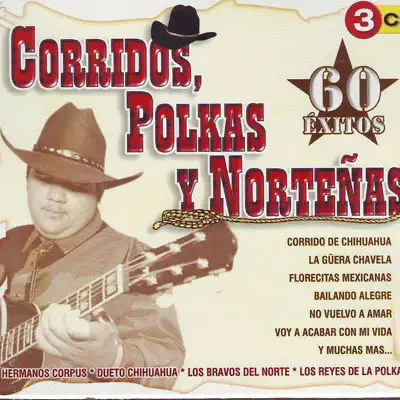 Corridos, Polkas y Norteñas - 60 Éxitos - Los Bravos del Norte Corridos, Polkas y Norteñas - 60 Éxitos - Los Bravos del Norte