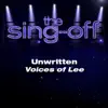 Unwritten (from "The Sing-Off") - Single album lyrics, reviews, download