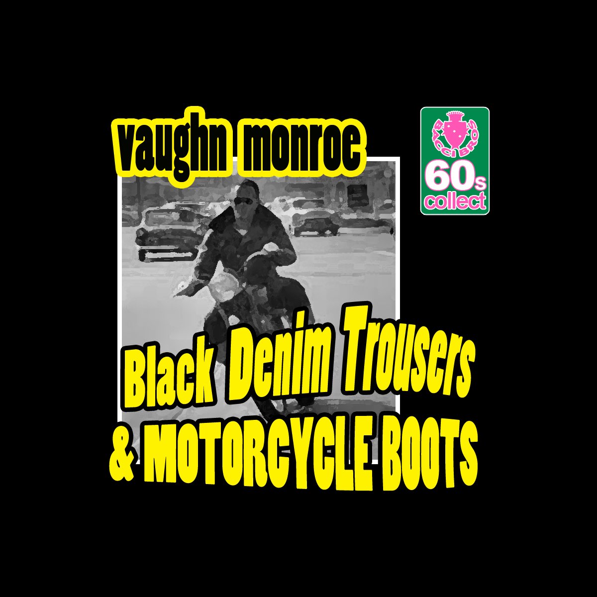 Black Denim Trousers \u0026 Motorcycle Boots 