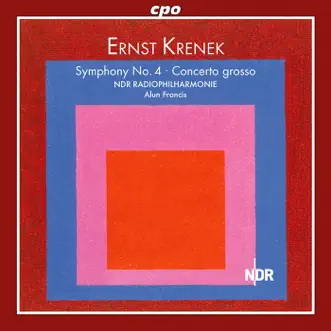 Krenek: Symphony No. 4 - Concerto grosso No. 2 by Alun Francis album reviews, ratings, credits