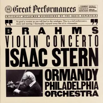 Brahms: Concerto In D Major for Violin and Orchestra, Op. 77 by The Philadelphia Orchestra, Isaac Stern & Eugene Ormandy album reviews, ratings, credits