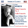 Rorem: Piano Concerto No. 2 & Cello Concerto