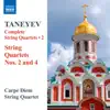 Stream & download Taneyev: Complete String Quartets, Vol. 2