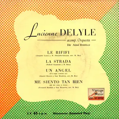 Vintage French Song Nº 32 - EPs Collectors "Le Rififi" - Lucienne Delyle