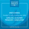 Concertos for Violin: Sibelius, Glazounov, Prokofiev, Kabalevsky, Tchaikovsky album lyrics, reviews, download