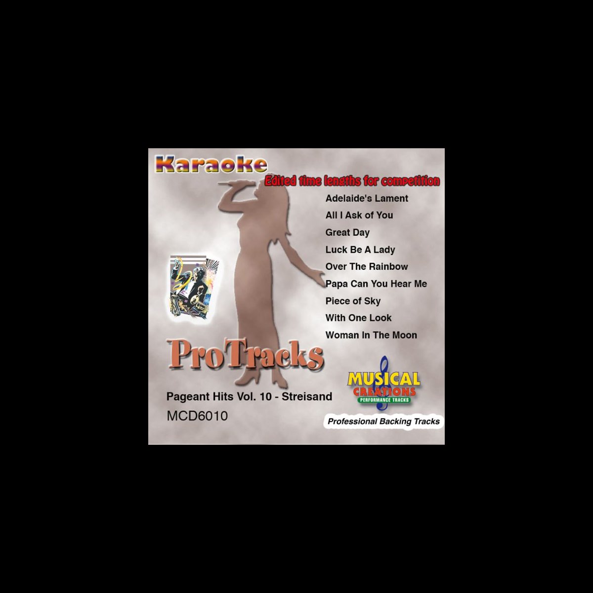 ‎Karaoke Edited Length Pageant Hits Vol. 10Streisand by Studio